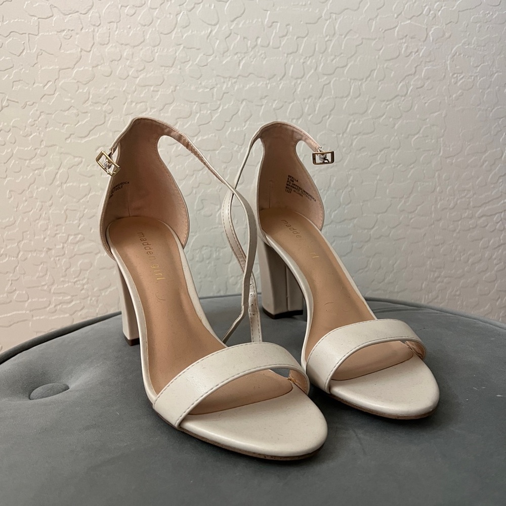 Madden girl- Elegant Beige Women's Heels
